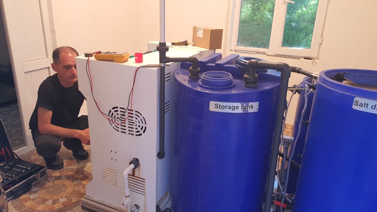 Supply and installation of hypochlorite units